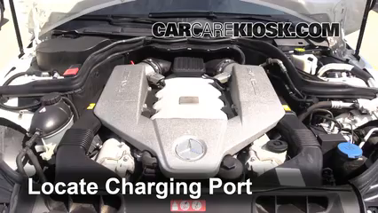 2010 Mercedes-Benz C63 AMG 6.3L V8 Climatisation Ajouter du réfrigérant